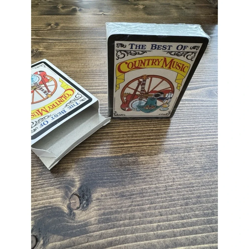 Vintage Country Music Playing‎ Cards Sealed 54 Artist Photo Deck Johnny Cash